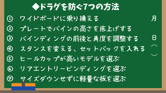 ドラグを防ぐ7つの方法