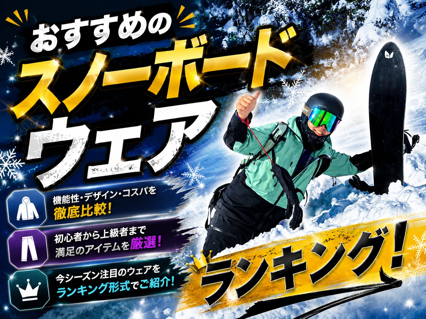 26-27】元イントラがおすすめ！人気＆おしゃれなスノボウェア25選 